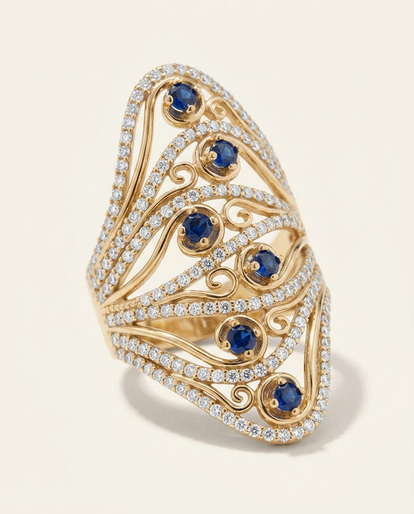 BLUE RING GOLD