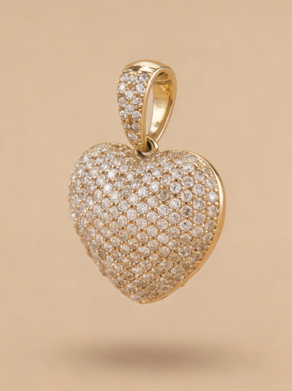 HEART DIAMOND CHARM